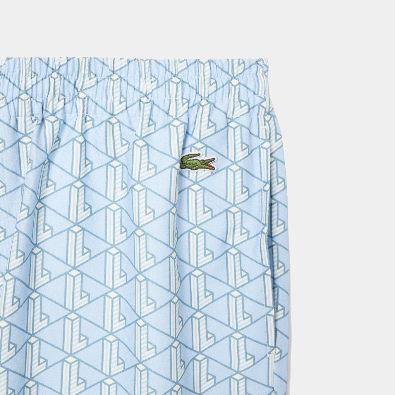 Lacoste Lightweight Monogram Print Shorts