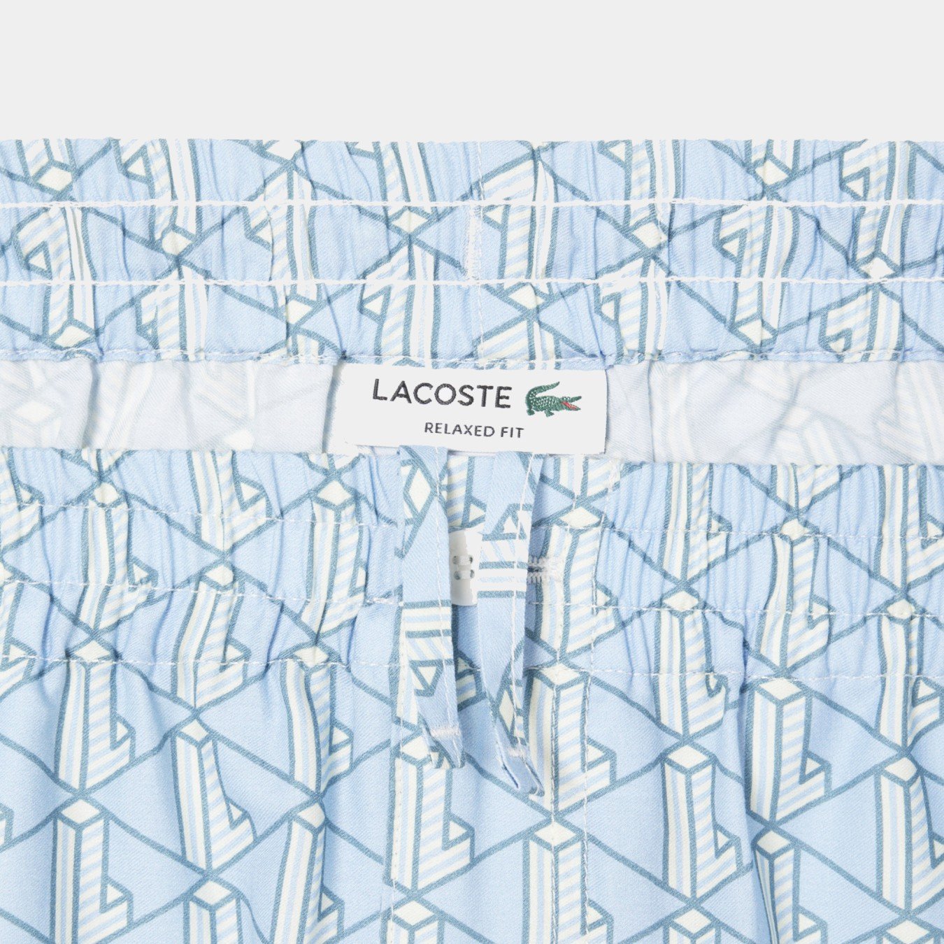 Lacoste Lightweight Monogram Print Shorts