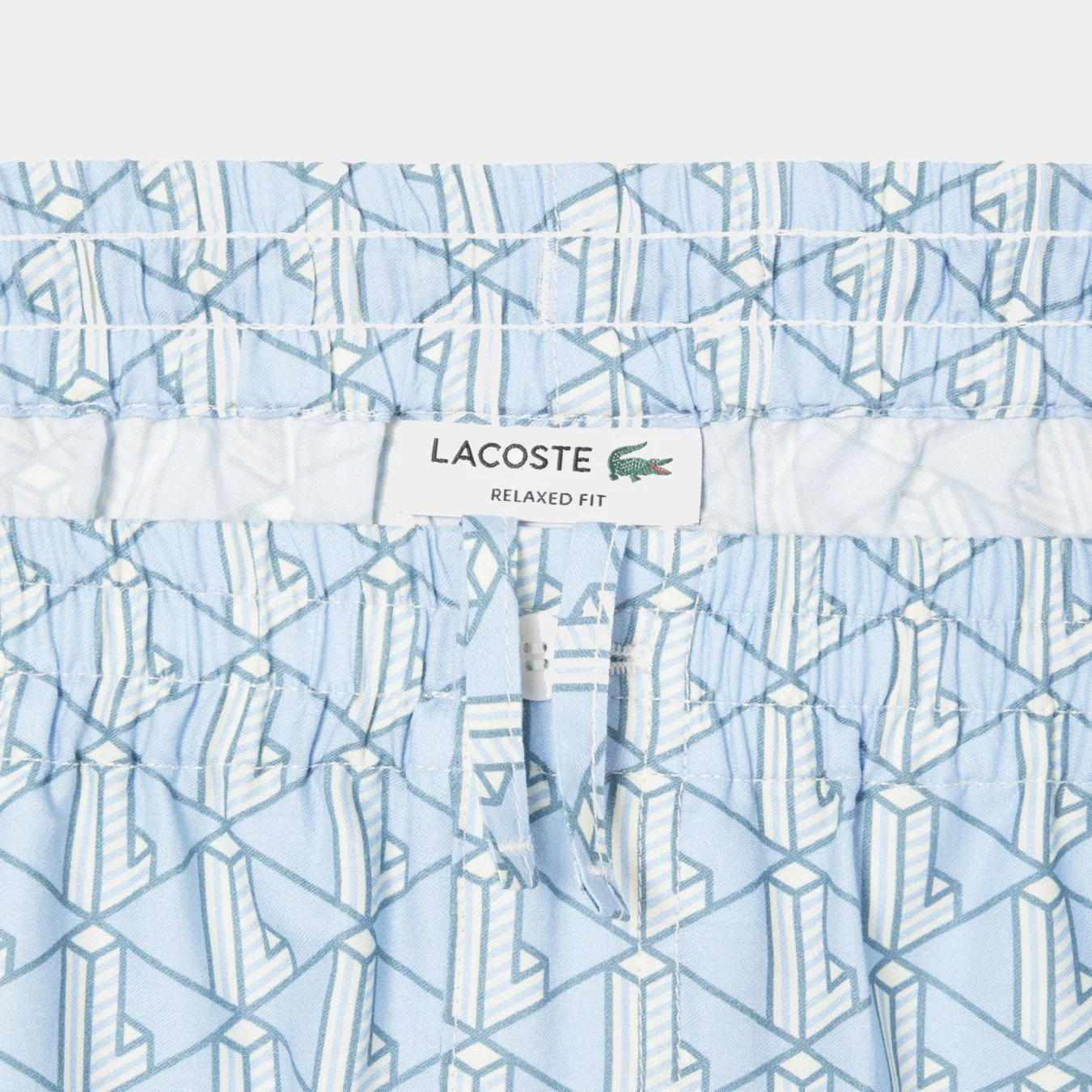 Lacoste Lightweight Monogram Print Shorts
