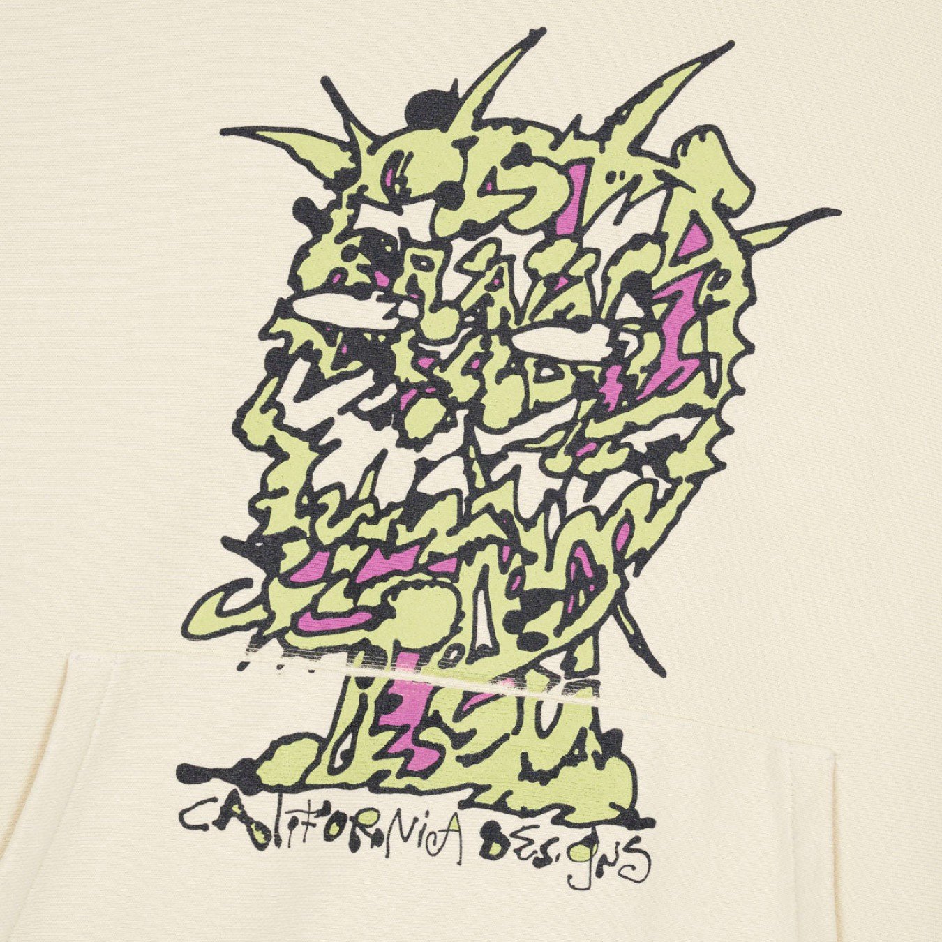Brain Dead Scrambled Head Hoodie