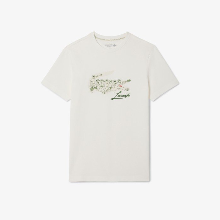 Lacoste René Lacoste Print Tennis Heritage T-Shirt
