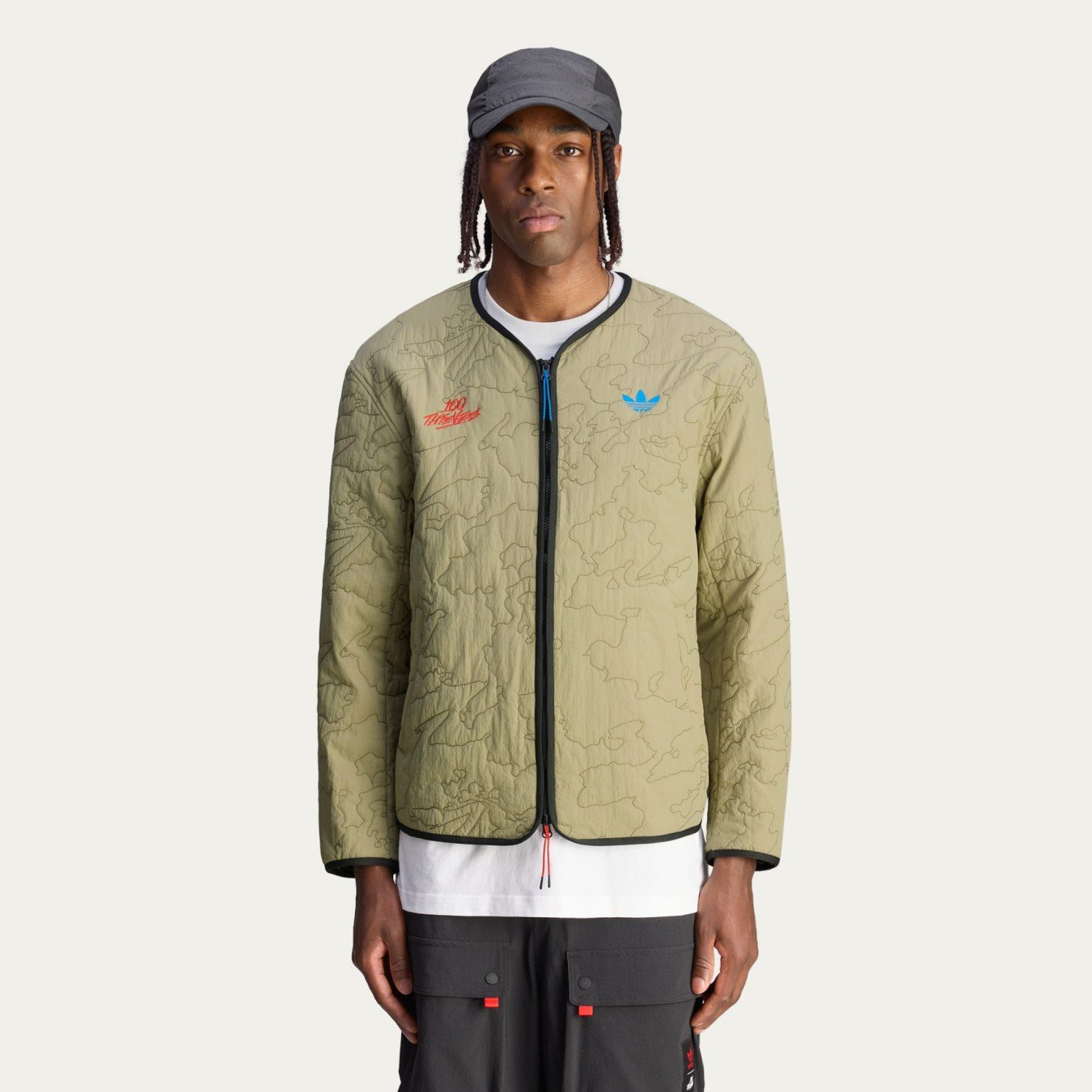 adidas x 100 Thieves Quilted Liner Jacket