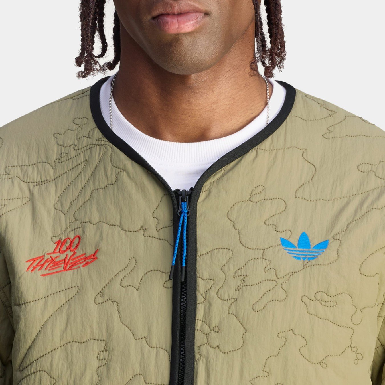 adidas x 100 Thieves Quilted Liner Jacket