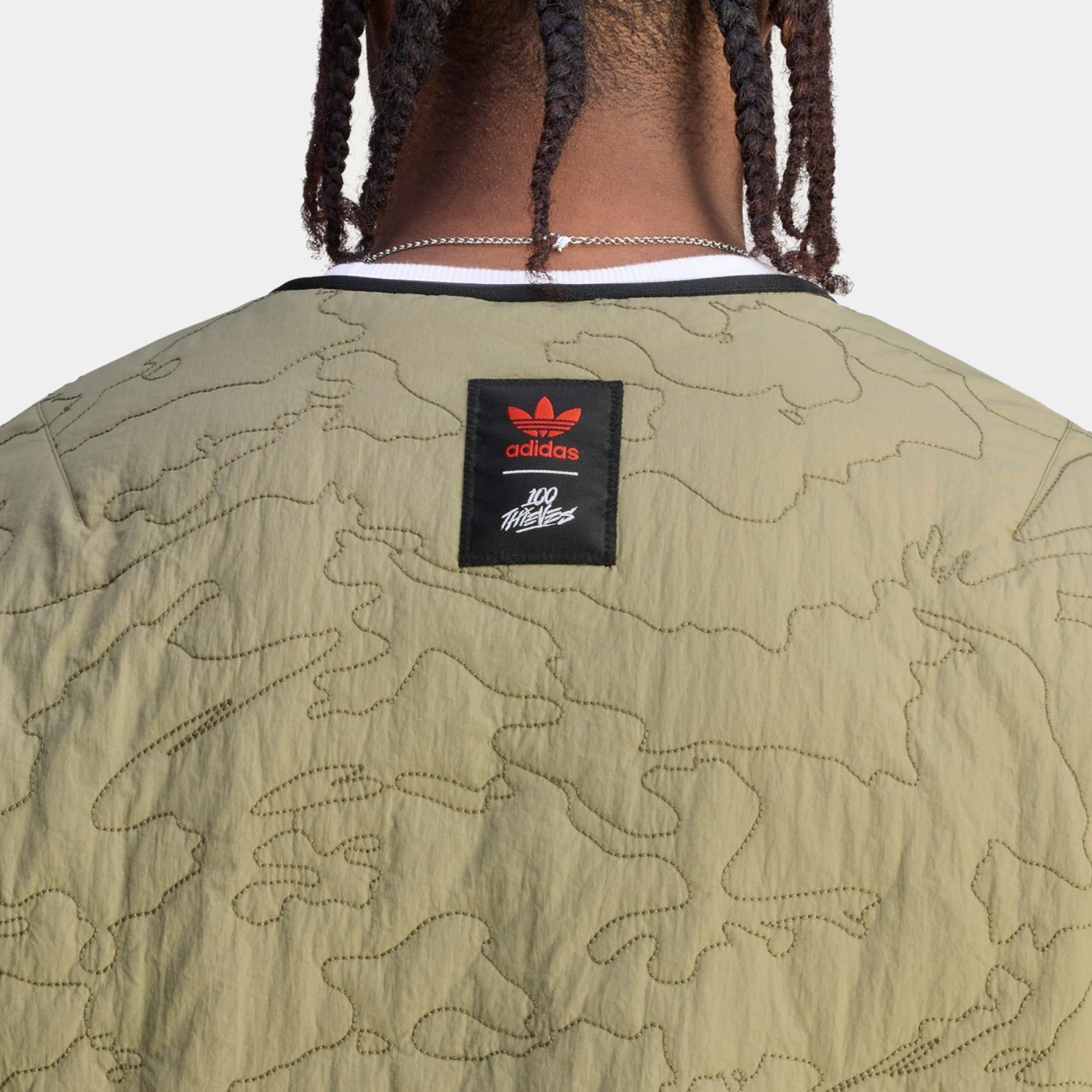 adidas x 100 Thieves Quilted Liner Jacket