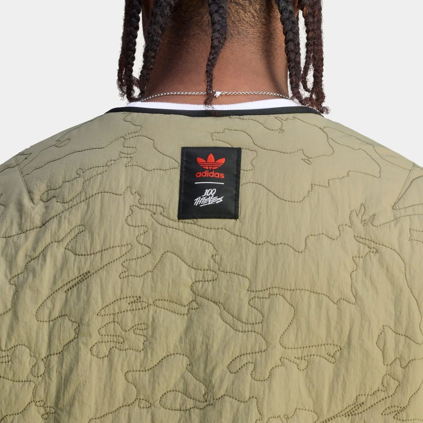 adidas x 100 Thieves Quilted Liner Jacket