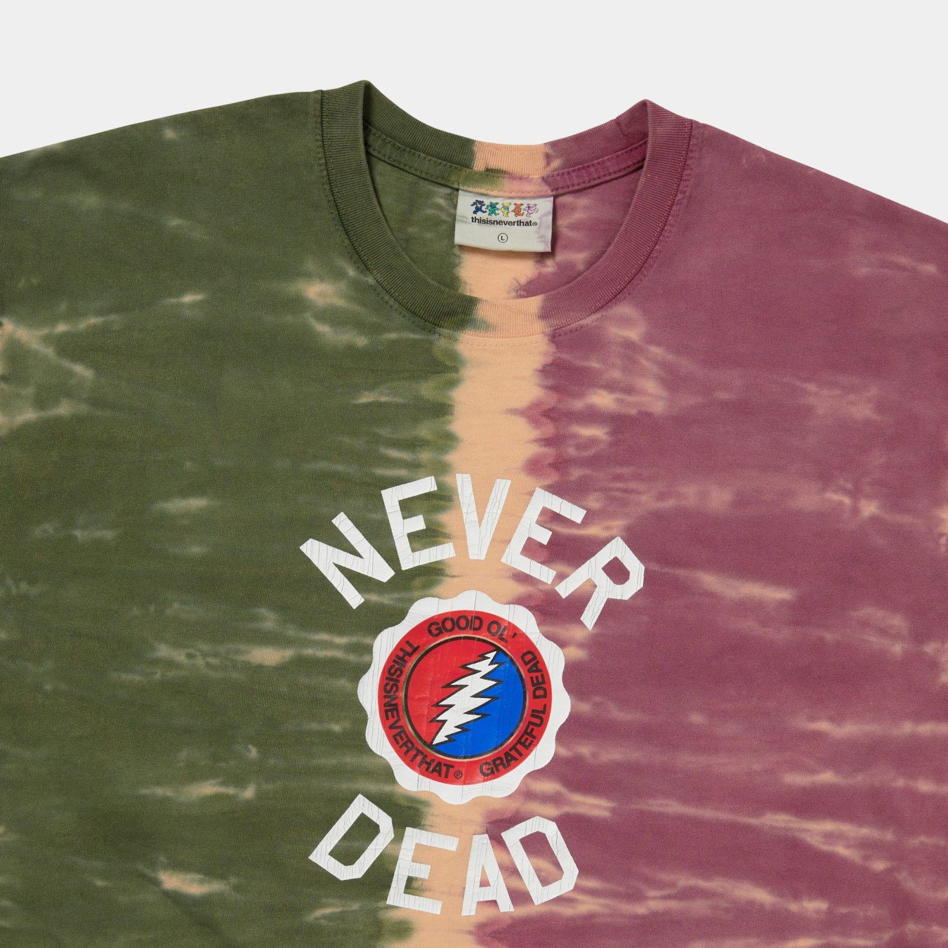 thisisneverthat x Grateful Dead NEVER DEAD Tee