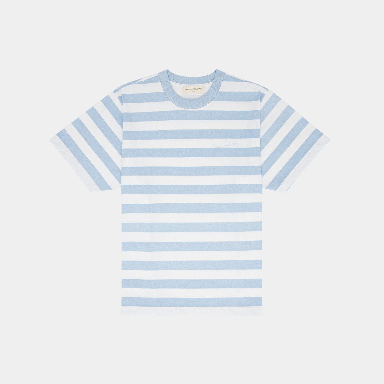 Museum of Peace & Quiet Wordmark Striped T-Shirt