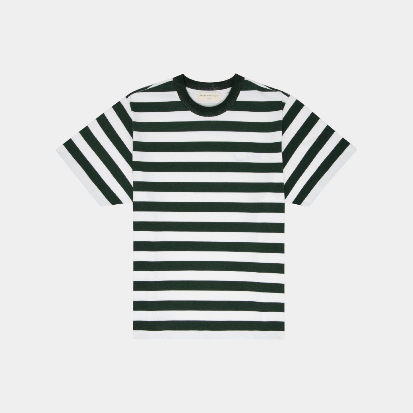 Museum of Peace & Quiet Wordmark Striped T-Shirt