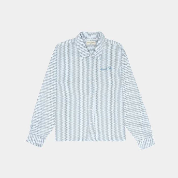 Museum of Peace & Quiet Wordmark Poplin Button Up