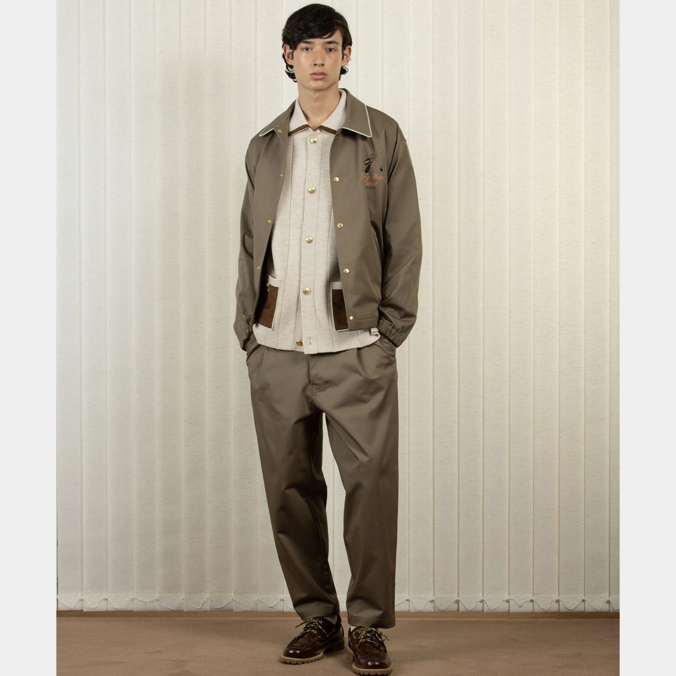 Drôle de Monsieur Le Pantalon Cropped Twill