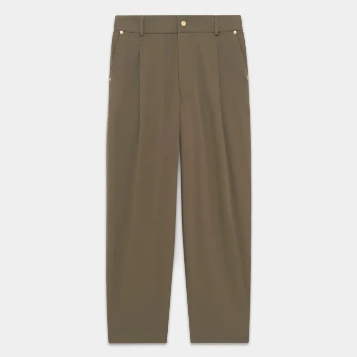 Drôle de Monsieur Le Pantalon Cropped Twill