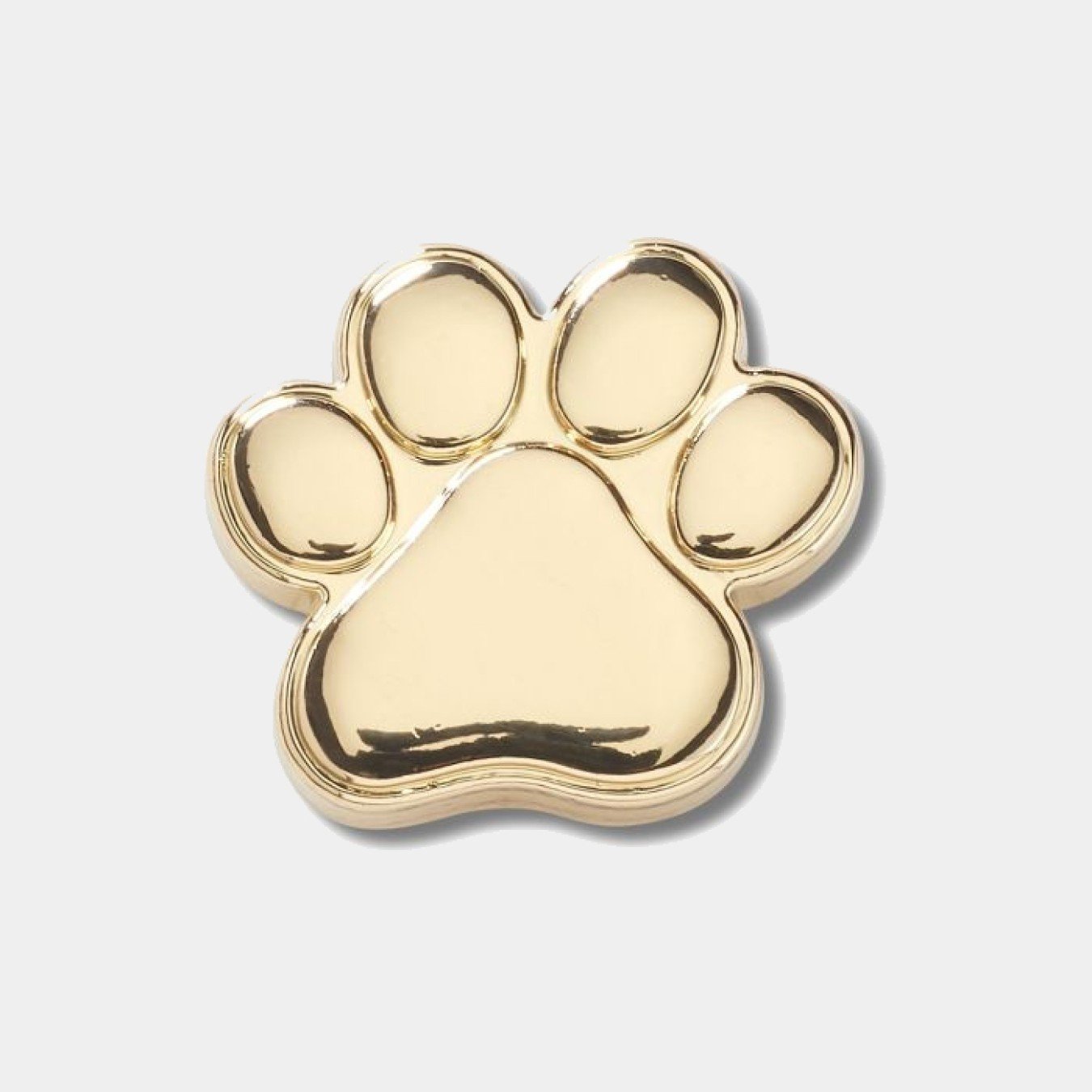 Crocs Gold Dog Paw Jibbitz™ Charm