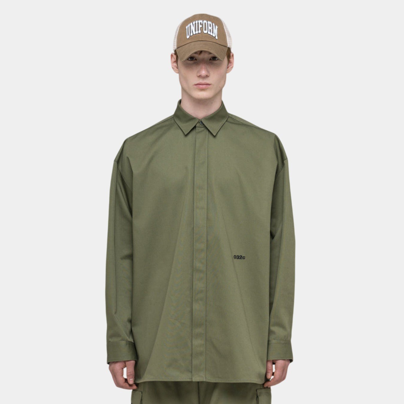 032c "STEAMING OPTIONAL" Oversized Shirt