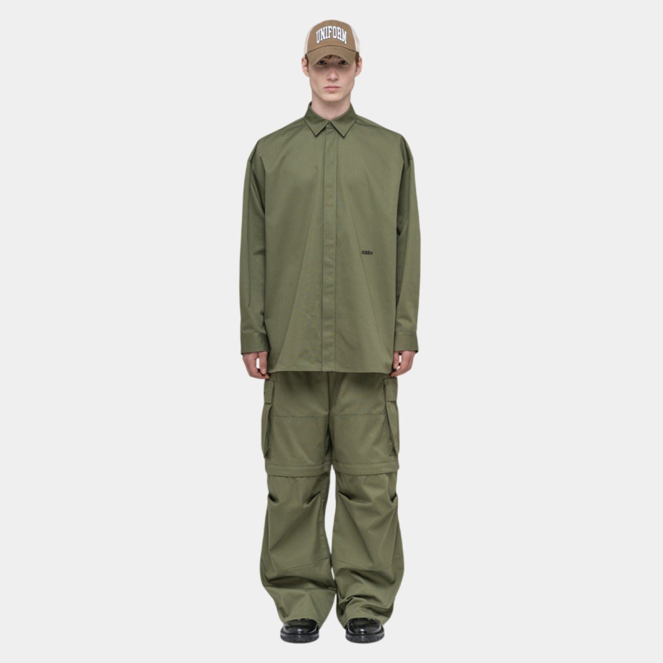 032c "STEAMING OPTIONAL" Oversized Shirt