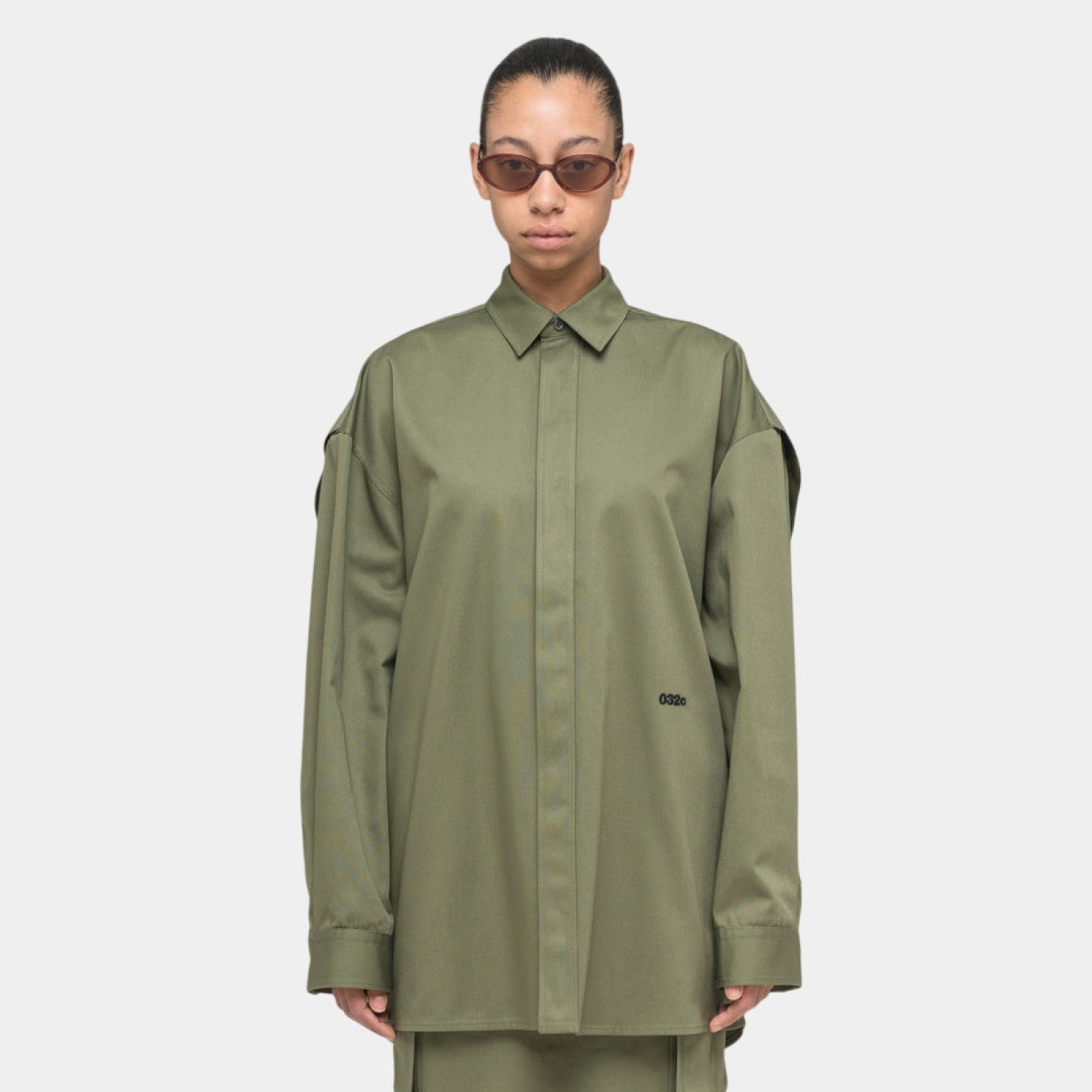 032c "STEAMING OPTIONAL" Oversized Shirt