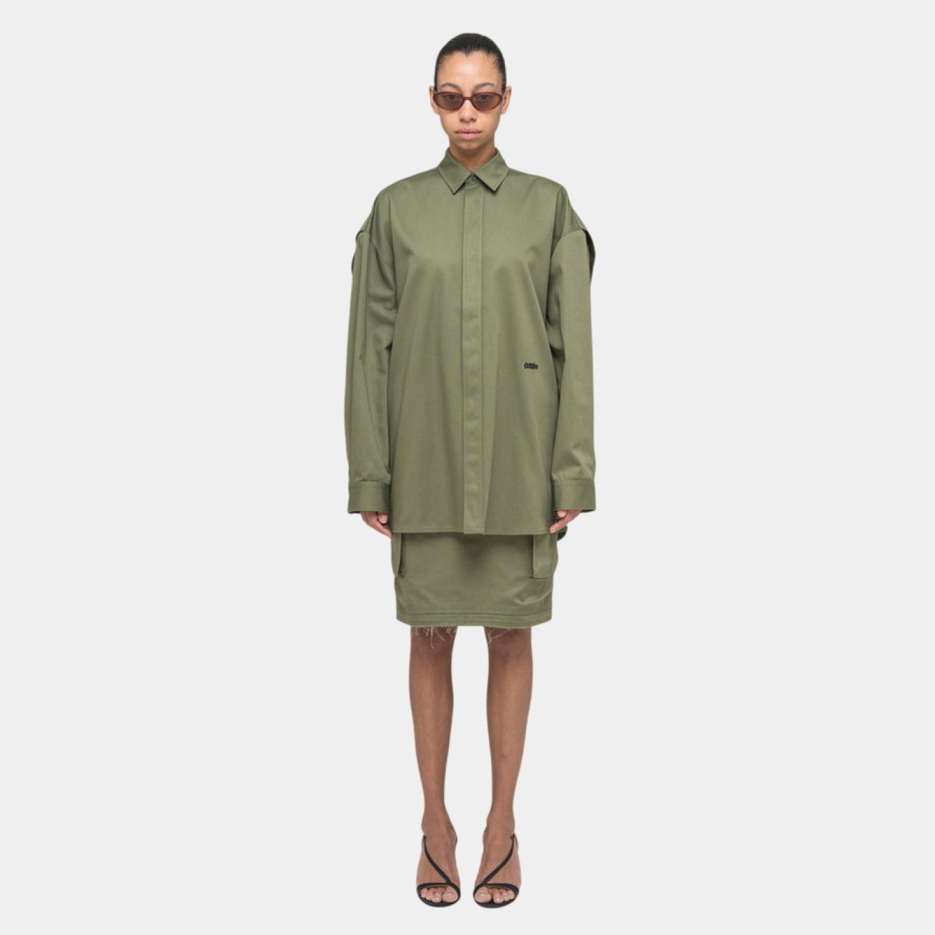 032c "STEAMING OPTIONAL" Oversized Shirt