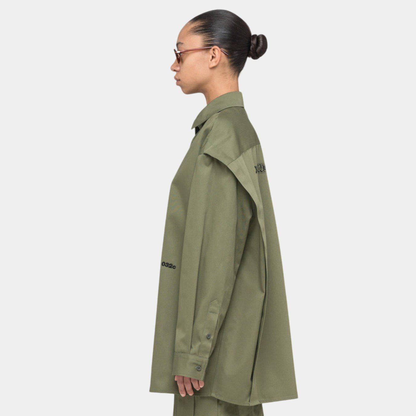 032c "STEAMING OPTIONAL" Oversized Shirt
