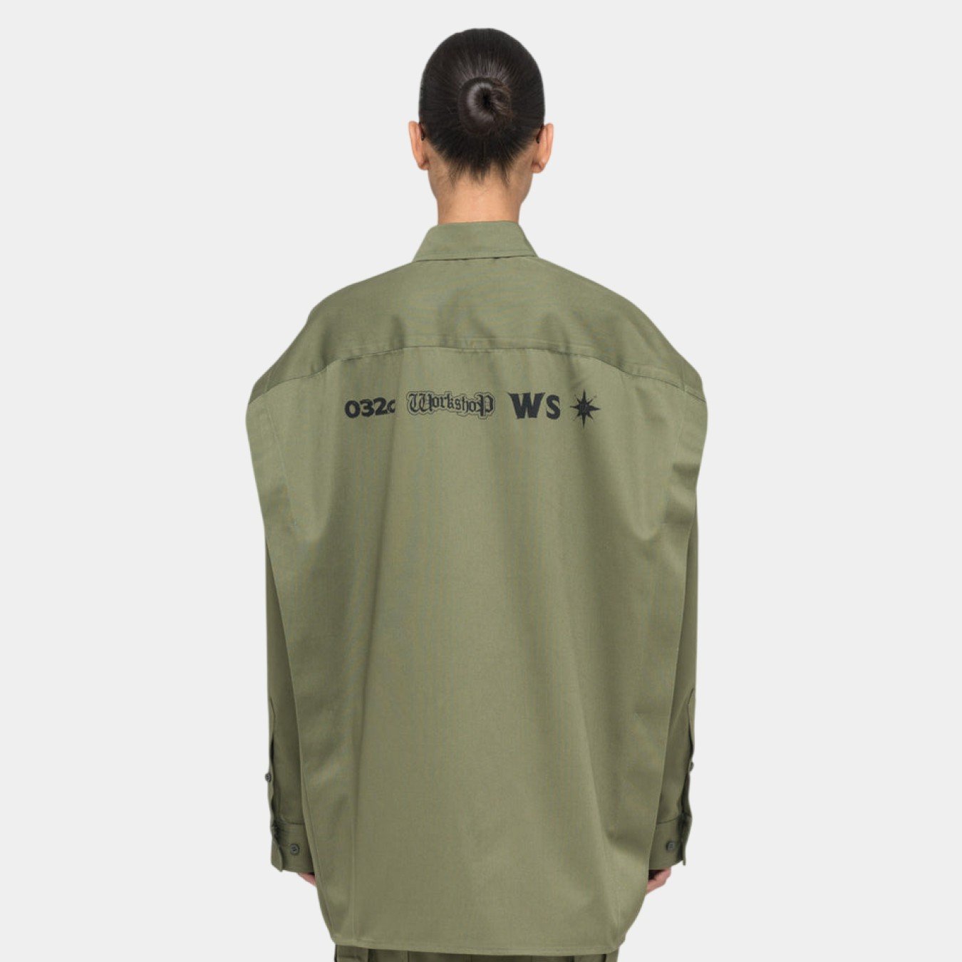 032c "STEAMING OPTIONAL" Oversized Shirt