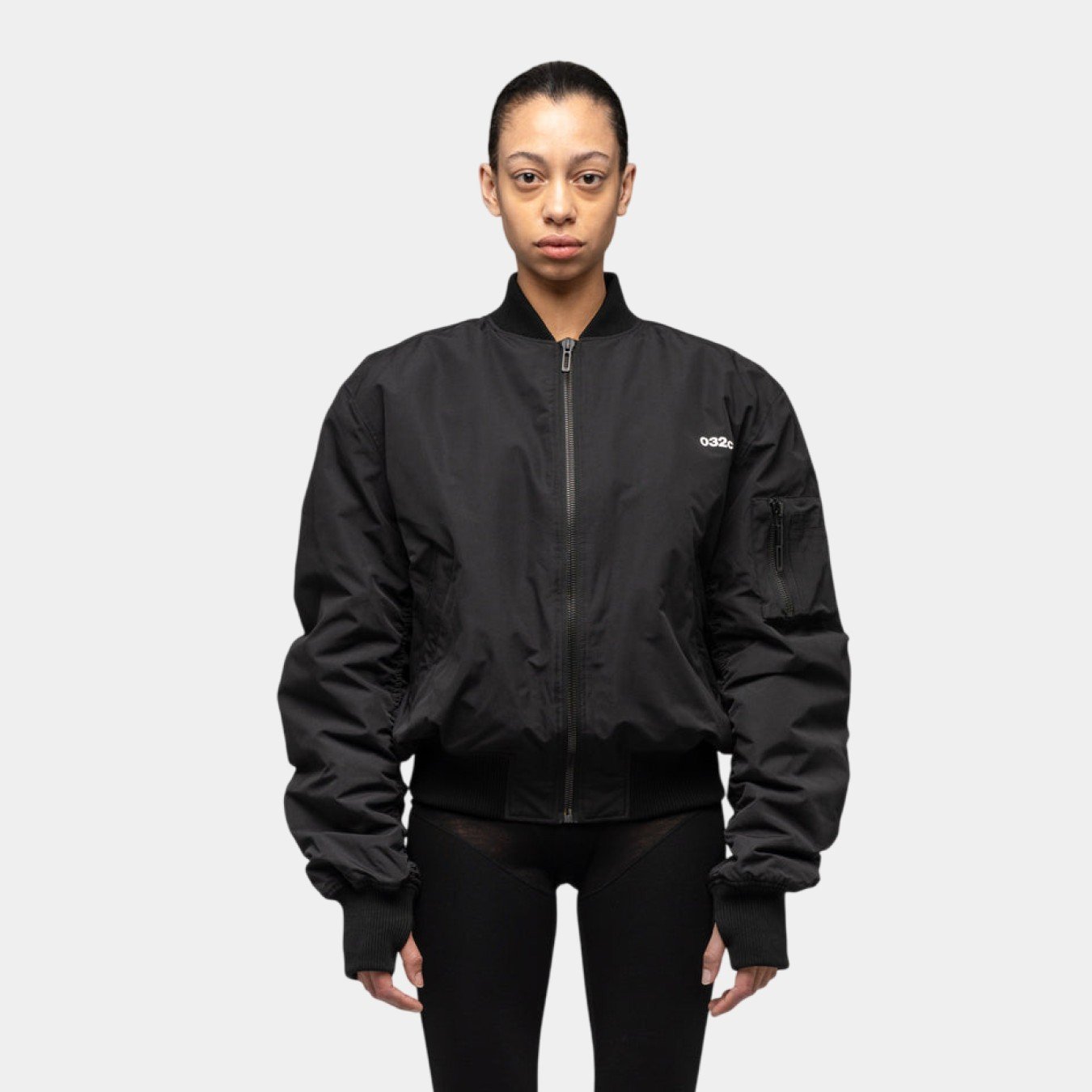 032c "GUEST LIST" Classic Bomber Jacket