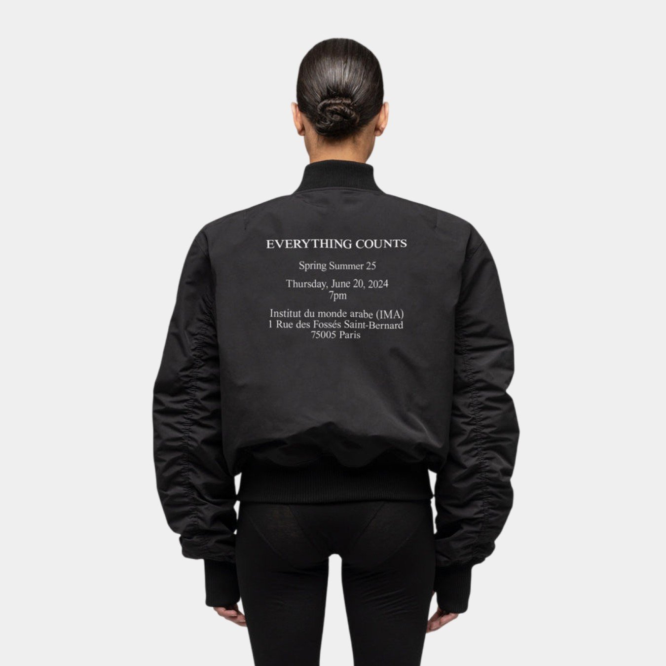 032c "GUEST LIST" Classic Bomber Jacket