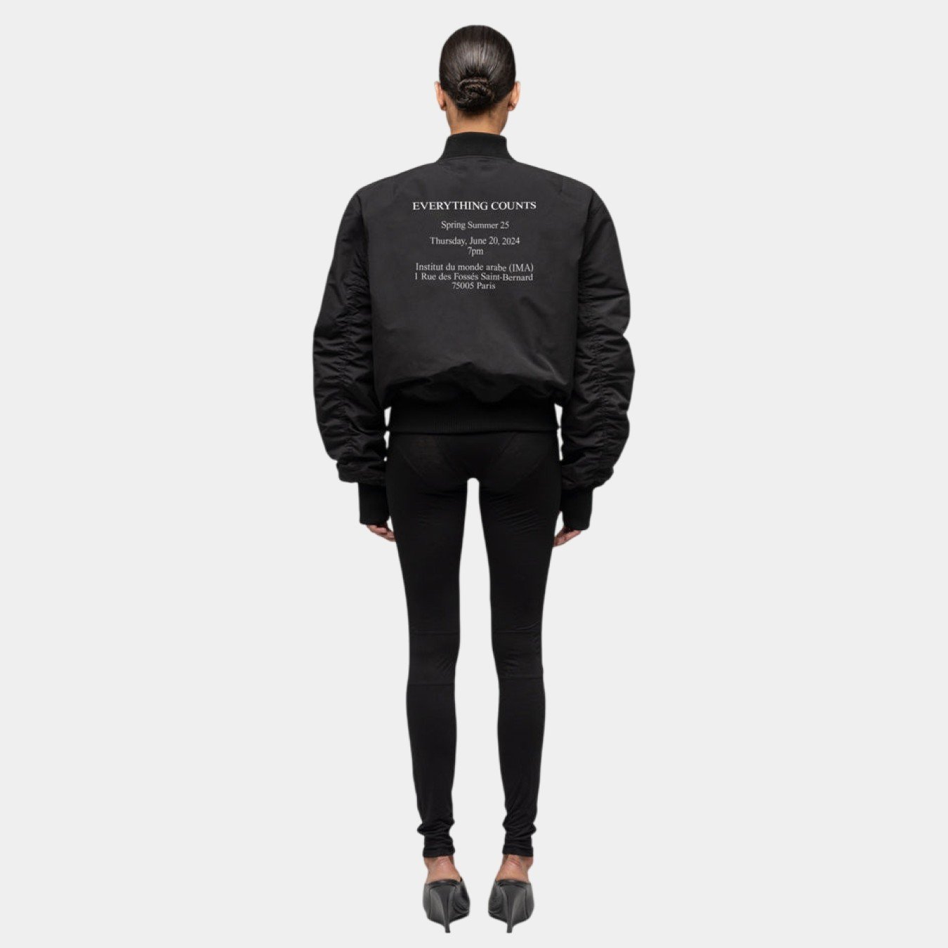 032c "GUEST LIST" Classic Bomber Jacket