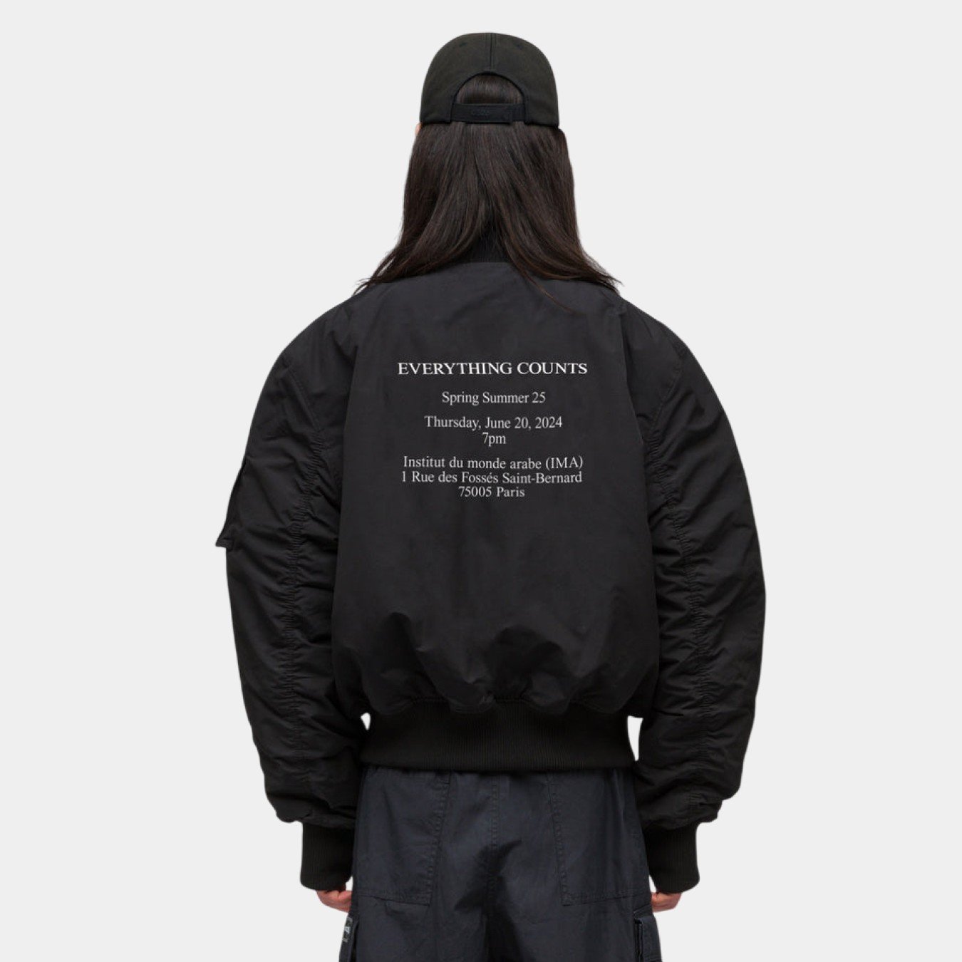 032c "GUEST LIST" Classic Bomber Jacket