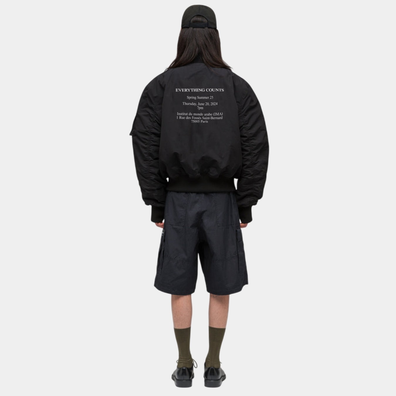 032c "GUEST LIST" Classic Bomber Jacket