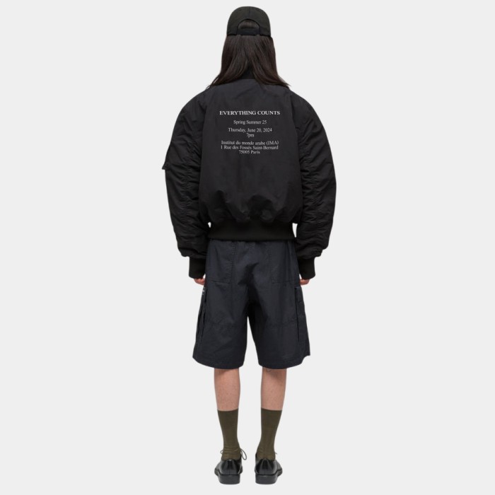 032c "GUEST LIST" Classic Bomber Jacket