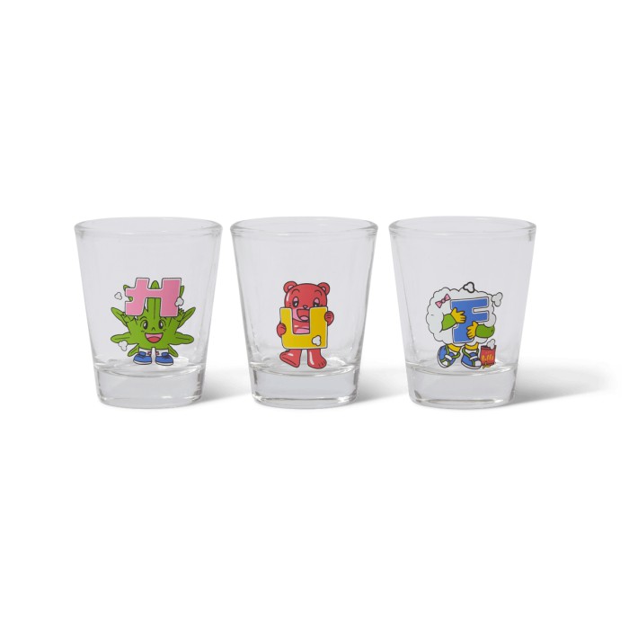 Huf Kawaii Buddies Shot Glass Set