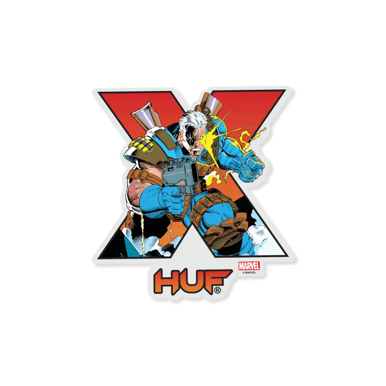 Huf x X-Men Future Shock Sticker
