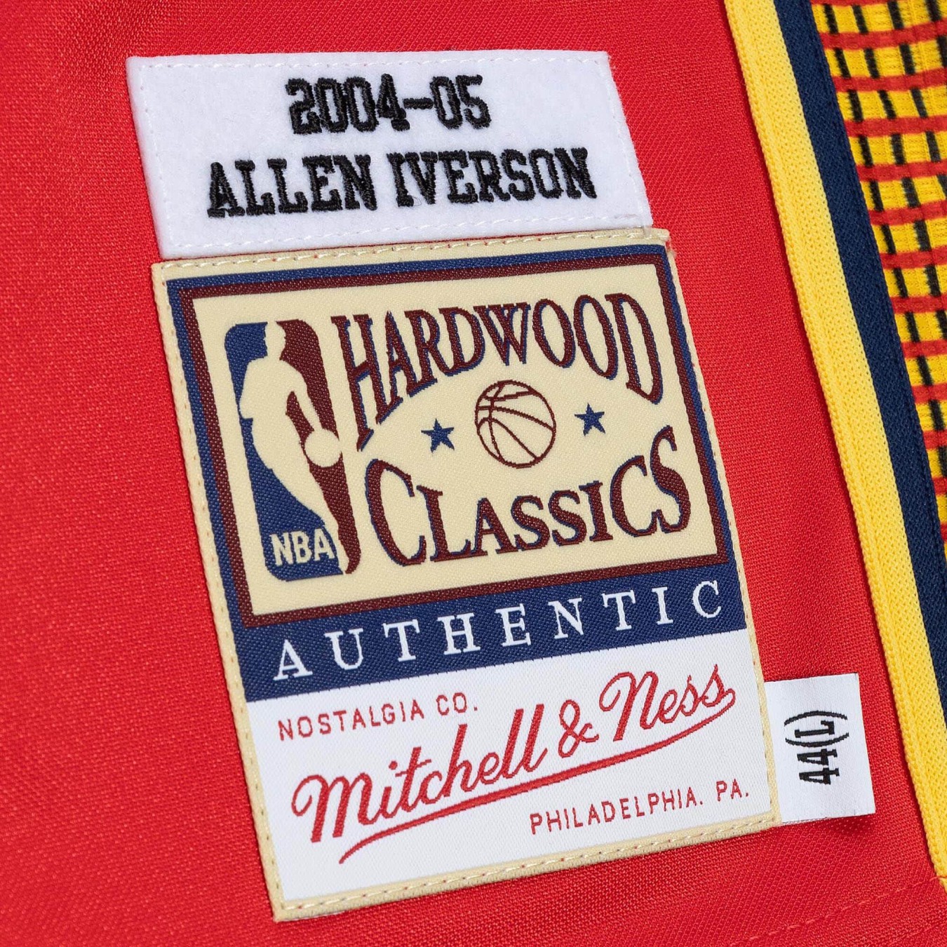 Mitchell & Ness Authentic Jersey Philadelphia 76ers Alternate 2004-05 Allen Iverson