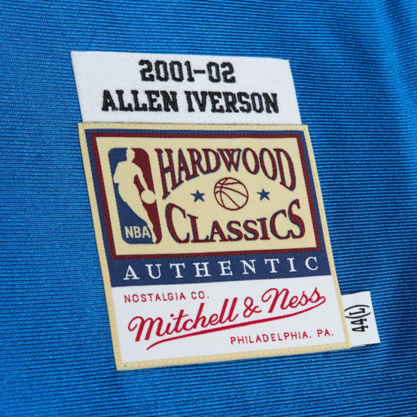 Mitchell & Ness Authentic Jersey Philadelphia 76ers Alternate 2001-02 Allen Iverson