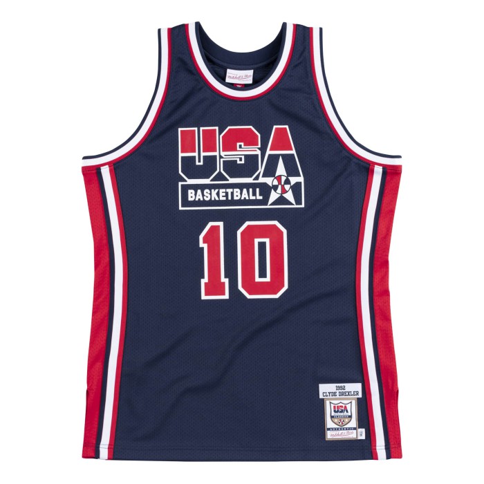 Mitchell & Ness Authentic Jersey Team USA 1992 Clyde Drexler