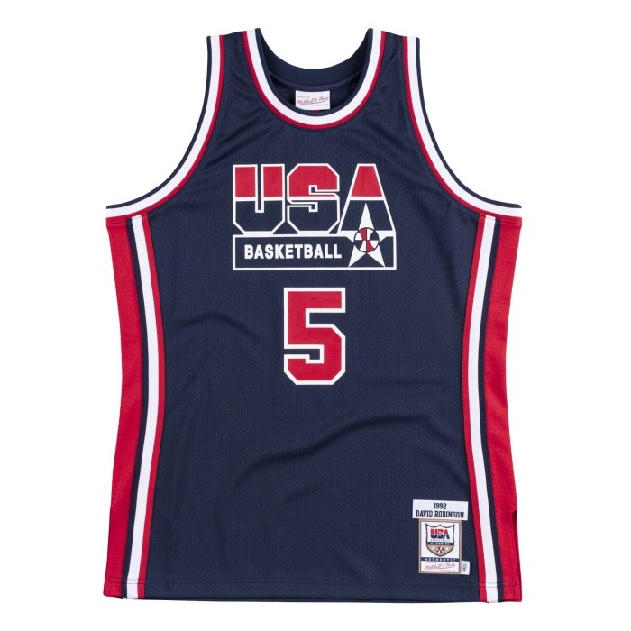 Mitchell & Ness Authentic Jersey Team USA 1992 David Robinson