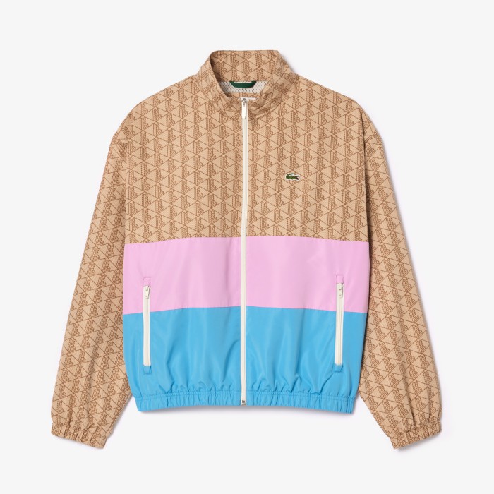 Lacoste Monogram Colorblock Track Jacket