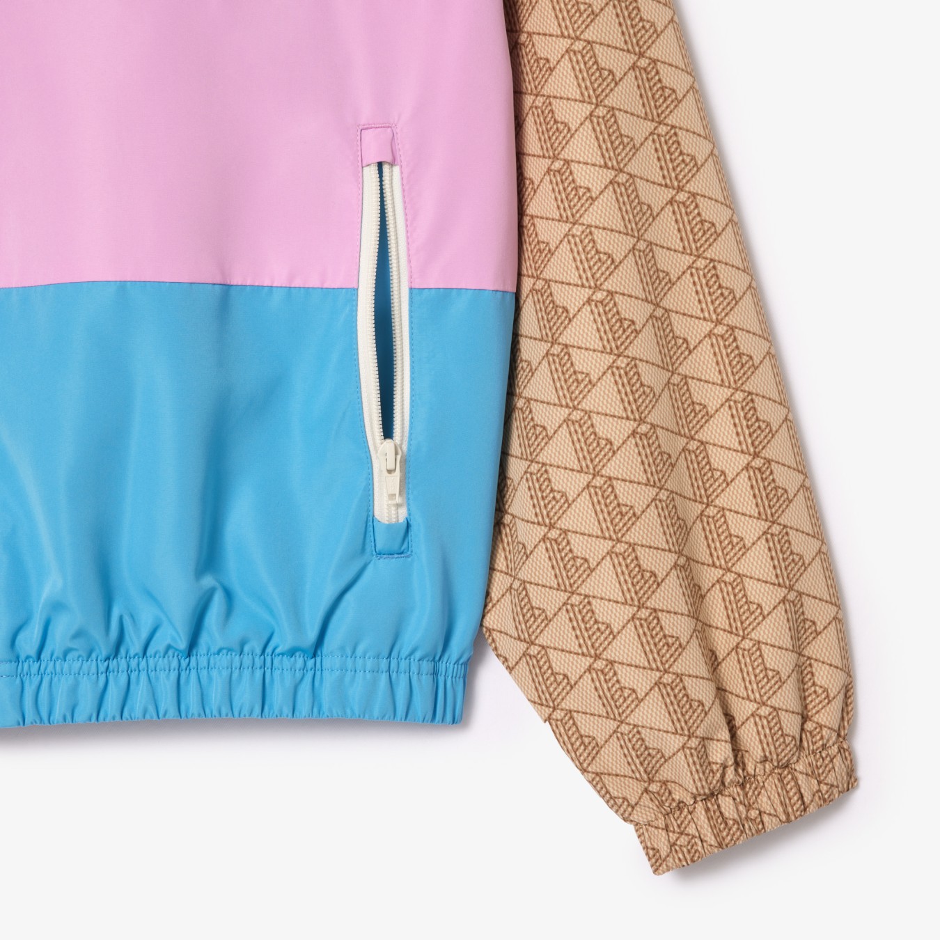 Lacoste Monogram Colorblock Track Jacket