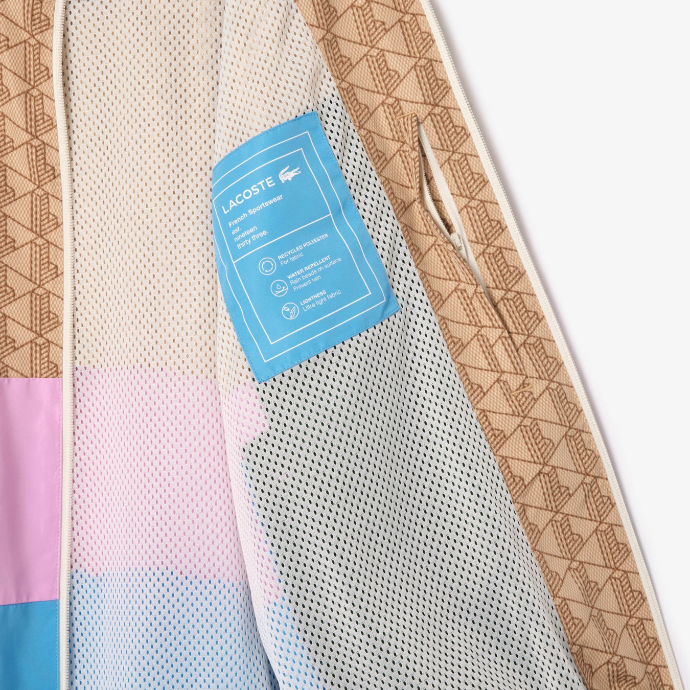 Lacoste Monogram Colorblock Track Jacket