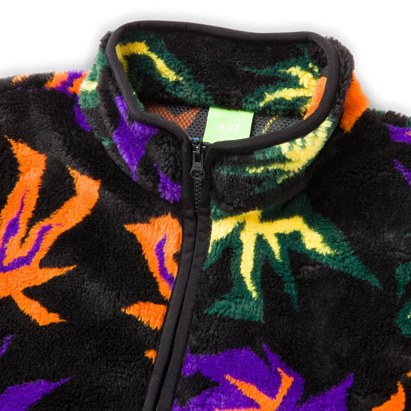 Huf Lowell Jacquard Sherpa Full-Zip Fleece