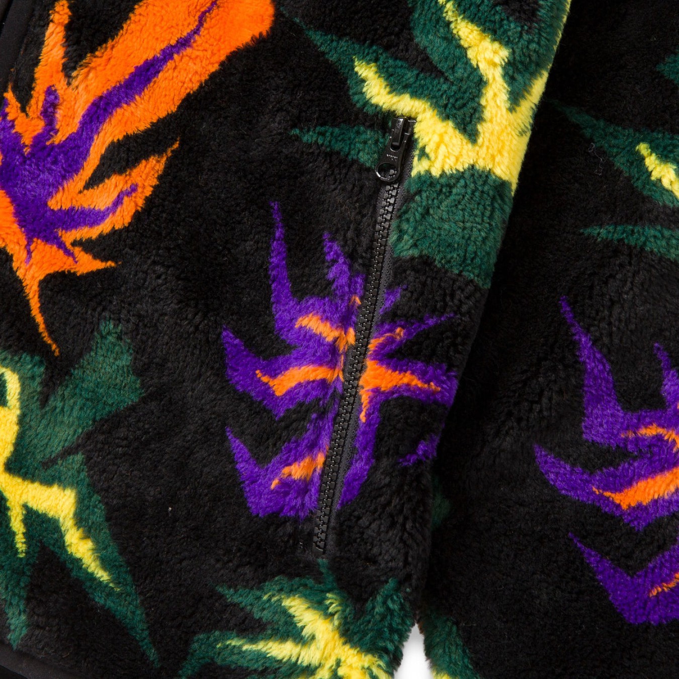 Huf Lowell Jacquard Sherpa Full-Zip Fleece