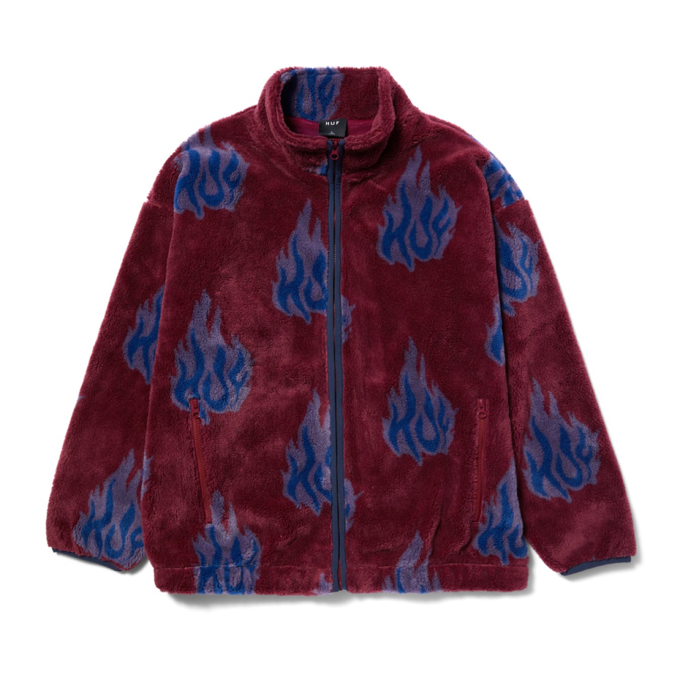 Huf Flamin' Zip Sherpa Fleece