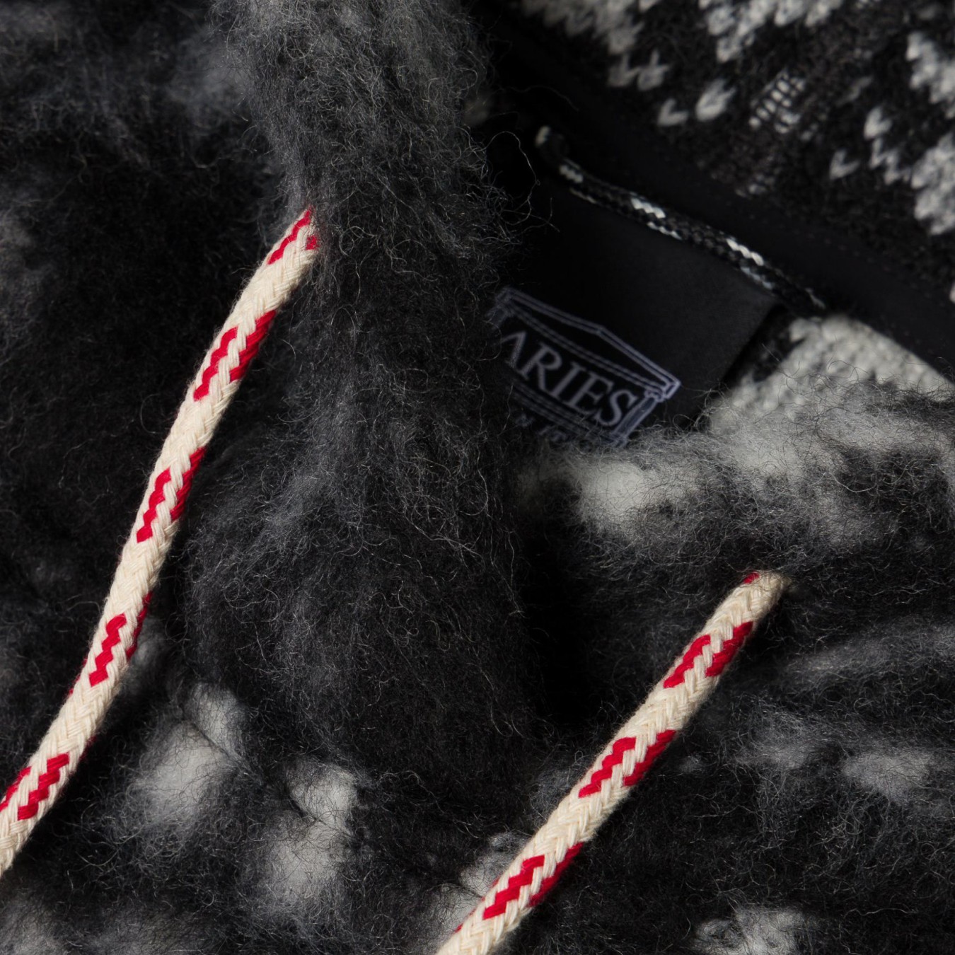 Aries Oversized Monster Fleece Hoodie
