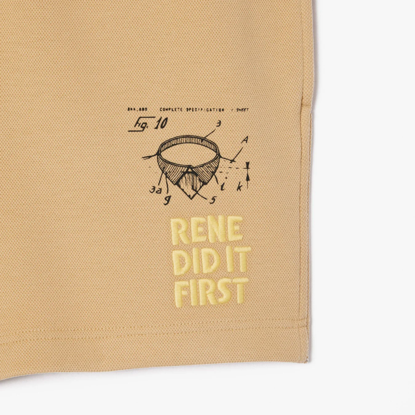 Lacoste Double Face Printed Pique Jogger Shorts