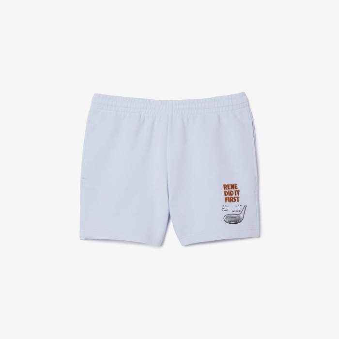 Lacoste Double Face Printed Pique Jogger Shorts