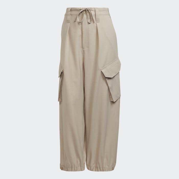 Y-3 Pants Cargo Classic Refined Wool Stretch W
