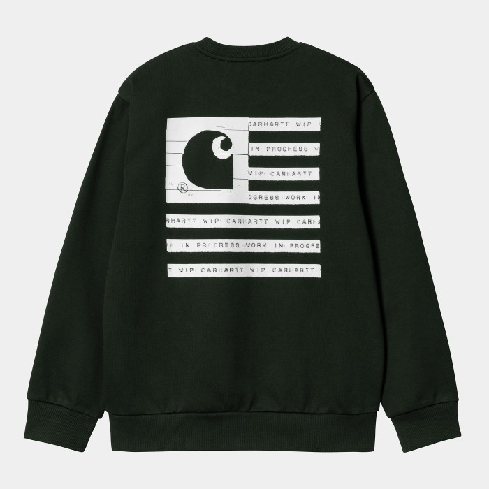 Carhartt WIP Label State Flag Sweatshirt