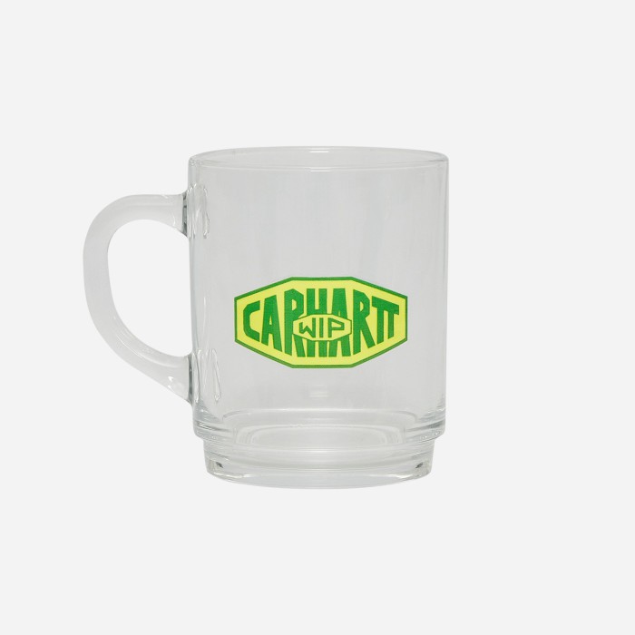 Carhartt WIP New Tools Glass Mug Clear