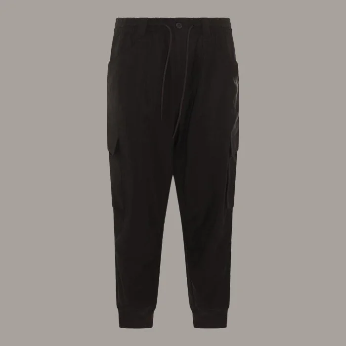 Y-3 Washed Twill Cuffed Cargo Pants