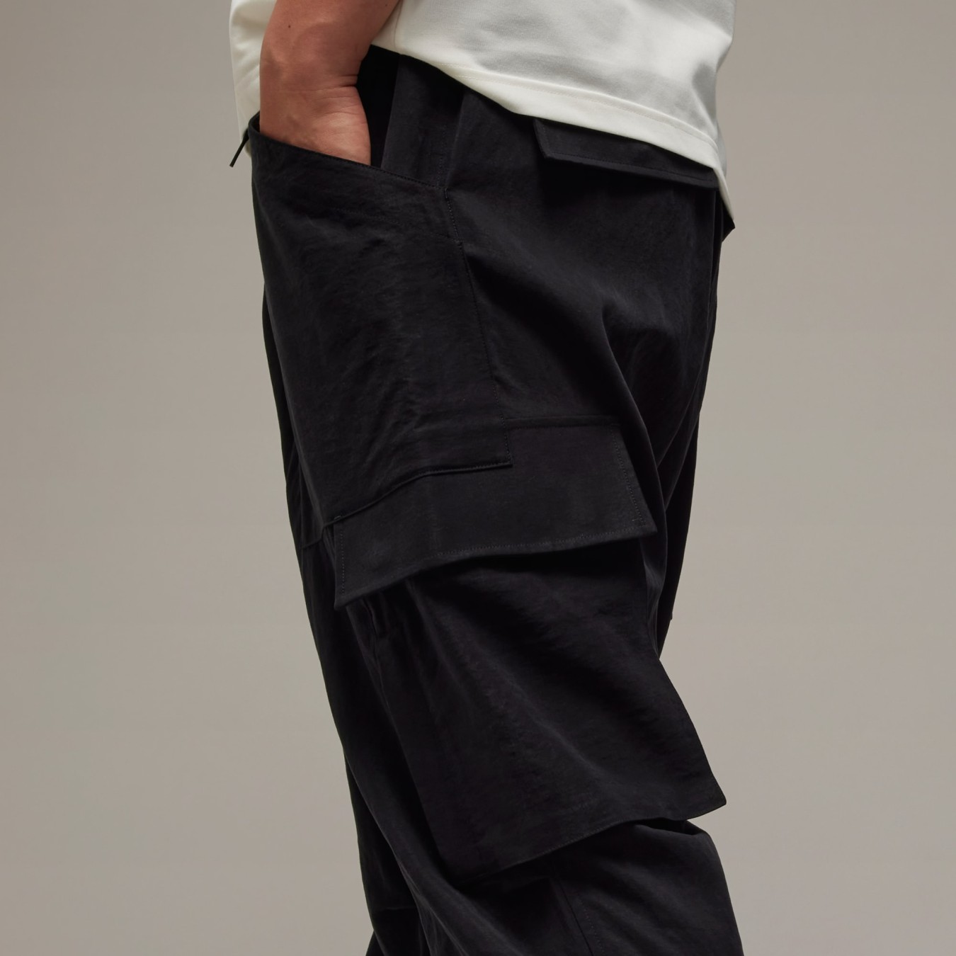 Y-3 Washed Twill Cuffed Cargo Pants