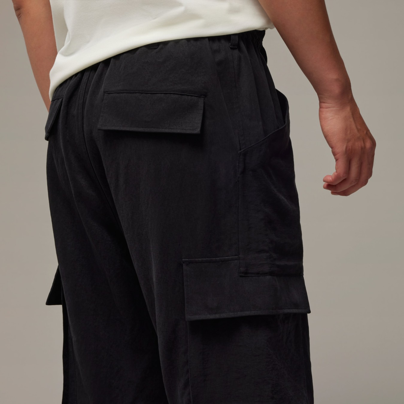 Y-3 Washed Twill Cuffed Cargo Pants