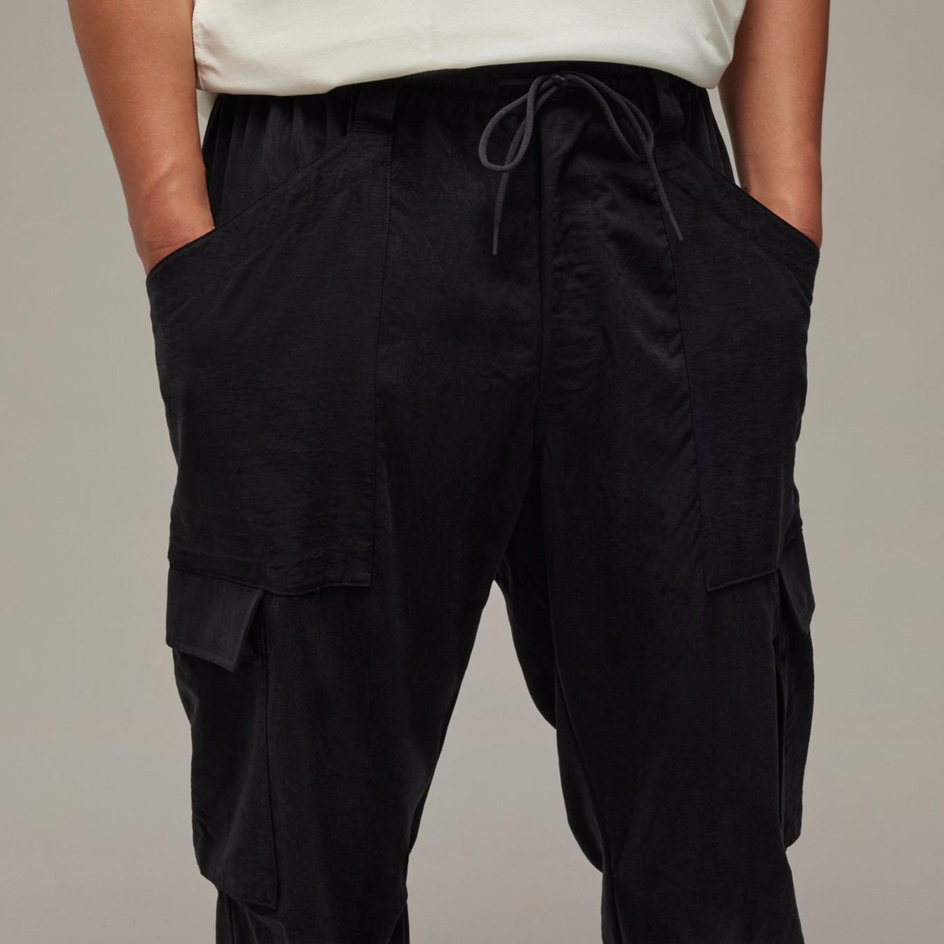 Y-3 Washed Twill Cuffed Cargo Pants